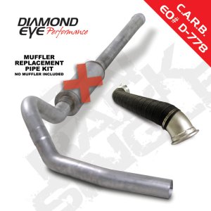 Chevrolet 3500 Performance Exhaust - Diamond Eye Performance - Cat Back - `06-`07